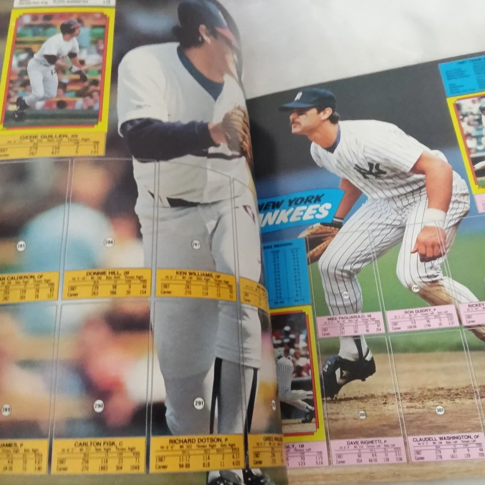 Vintage 1988 MLB Sticker Album Lot 4 Panini Topps Mark McGwire Cal Ripken Jr